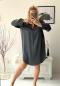 Preview: Blusenkleid - Grau