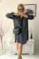 Preview: Blusenkleid - Grau