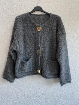 Cardigan-Grau/Gold