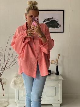 Musselin Bluse Midi