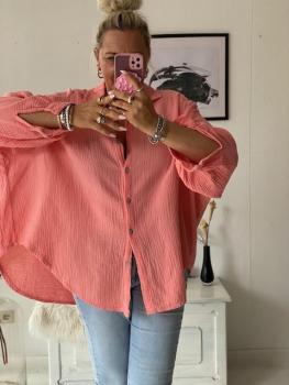 Musselin Bluse Midi