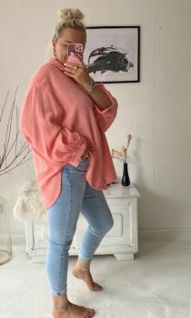Musselin Bluse Midi
