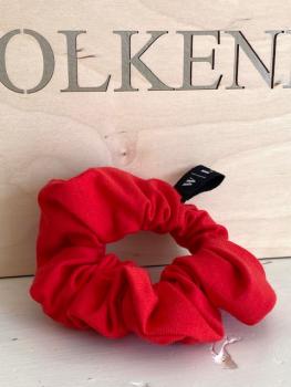 Scrunchie - Wolkenlos Rot