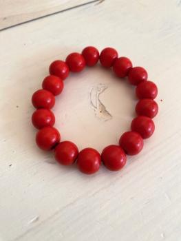 Perlen - Armband Rot