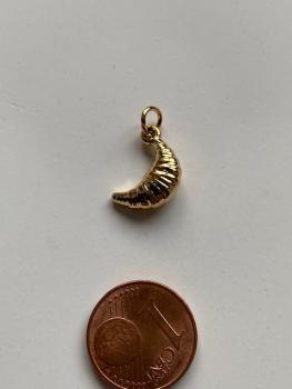 Anhänger "Croissant" Gold