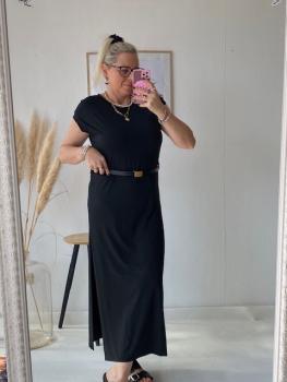 Basic- Kleid- Schwarz