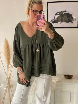 Bluse "Ibiza" Khaki