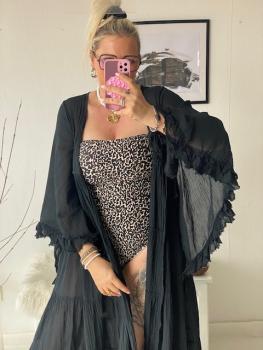 Kimono "Boho" schwarz