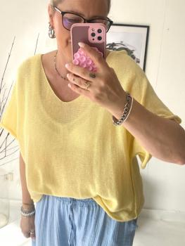 Baumwoll - Shirt Gelb