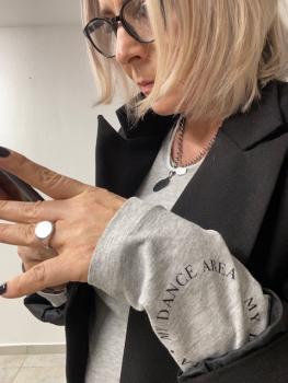 "My Dance Area" Longsleeve grau