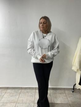 "My Dance Area" Sweater Weiß