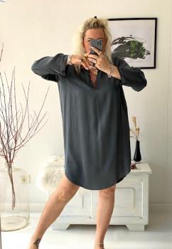 Blusenkleid - Grau