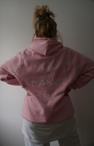 "My Dance Area" Hoodie- Rosa