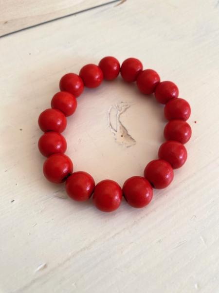 Perlen - Armband Rot