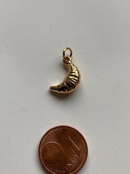 Anhänger "Croissant" Gold