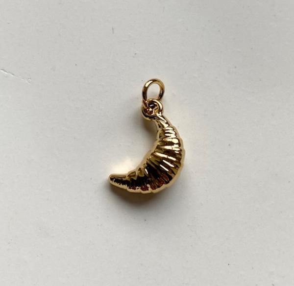 Anhänger "Croissant" Gold