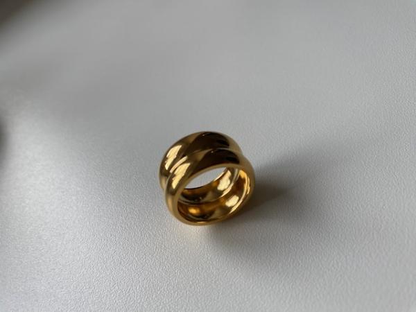 "Zwilling" Ring Gold